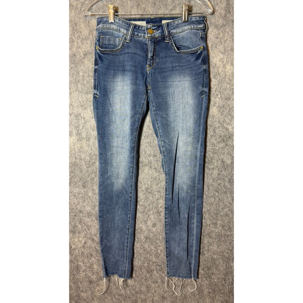 Pilcro And The Letterpress Size 25 Stet Mid-Rise Skinny Distressed Jeans